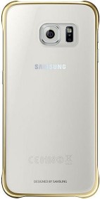 Samsung Clear Cover für Galaxy S6 gold