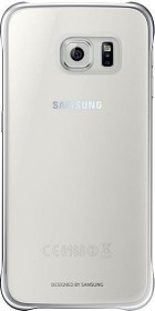 Samsung Clear Cover für Galaxy S6 silber