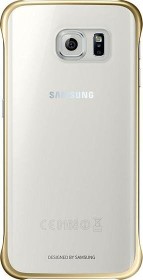 Samsung Clear Cover für Galaxy S6 Edge gold
