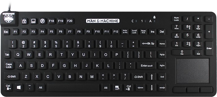 Man & Machine Really Cool Touch Keyboard, DE