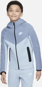 Nike Sportswear Tech Fleece Hoodie Jacket ashen slate/light armory blue/black/white (Junior) (FD3285-493)