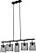 Briloner Retro lampa wisząca 5-palnikowy czarny (4076-055)