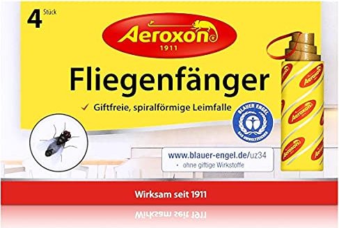 Aeroxon Fliegenfänger pułapka na klej, 4 sztuki