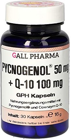 Pycnogenol 50mg + Q-10 100mg GPH Kapseln, 30 Stück