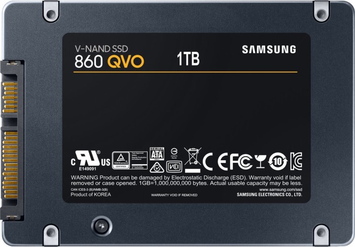 Samsung SSD 860 QVO 1TB, 2.5"/SATA 6Gb/s