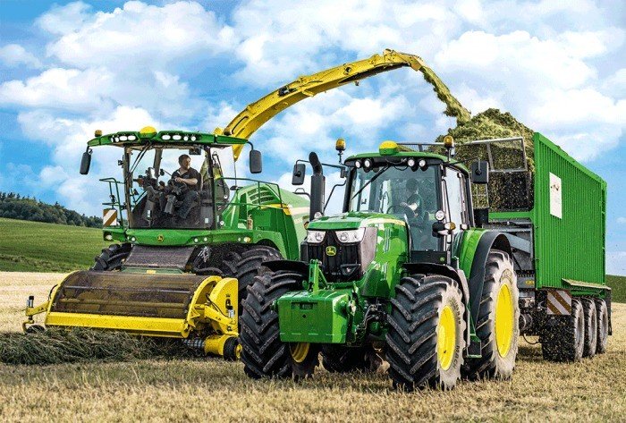 Schmidt Spiele John Deere Traktor 6195m Und Feldhacksler 8500i Skinflint Price Comparison Uk