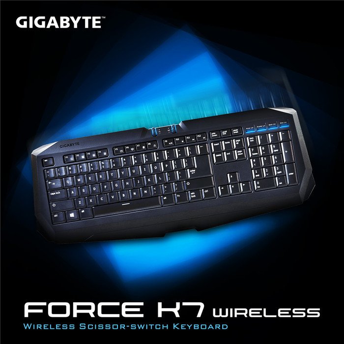 GIGABYTE Force K7 Wireless, USB, DE