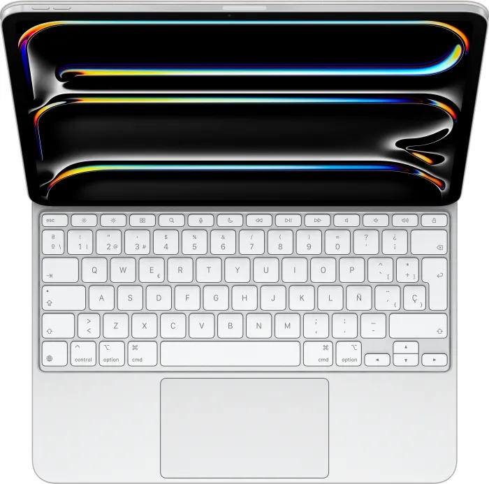 Apple Magic keyboard, KeyboardDock do iPada Pro 11" (M4), biały, ES