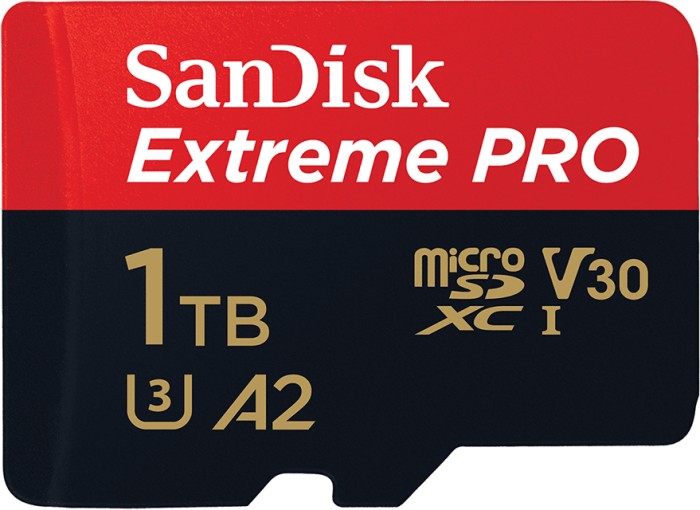 SanDisk Extreme PRO R200/W140 microSDXC 1TB Kit, UHS ...