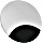 Bachmann Loop Round pierścień, 80mm Średnica, biały, przeprowadzenie kabla (930.303)