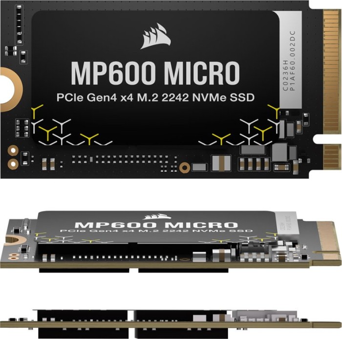 Corsair Force Series MP600 Micro 1TB, M.2 2242 / M-Key / PCIe 4.0 x4