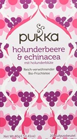 Pukka elderberry & Echinacea Tea, 20 bag