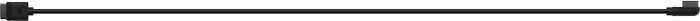 Corsair iCUE LINK przewód, 90° łamany, 600mm, czarny