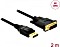 DeLOCK DisplayPort 1.2 [Stecker] auf DVI-D 24-Pin [Stecker] Kabel, 2m Vorschaubild