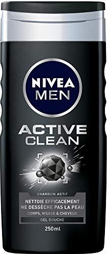Nivea Men Deep Active Clean Duschgel, 250ml