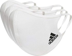 adidas Training Face Cover Mundschutzmaske waschbar M/L weiß, 3 Stück