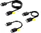 Corsair iCUE LINK Kabel Kit, gerade, 600mm + 200mm + 100mm, schwarz, 5er-Pack (CL-9011118-WW)