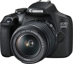 Canon EOS 2000D mit Objektiv EF-S 18-55mm 3.5-5.6 IS II Value-Up Kit