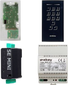 ekey Home Set KP IN mini 1, Keypad Zugangskontrollsystem, Aufputz, Set