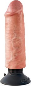 Pipedream King Cock 6" Vibrating Cock Flesh (PD5401-21)