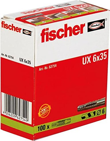 fischer Universaldübel UX 6x35, 100er-Pack