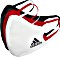 adidas Training Face Cover Mundschutzmaske zmywalne XS/S czarny/biały/czerwony, 3 sztuki (HB7857)