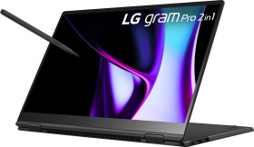 LG gram Pro 16 2-in-1, Core Ultra 7 155H, 16GB RAM, 1TB SSD, DE (16T90SP-K.AA78G)