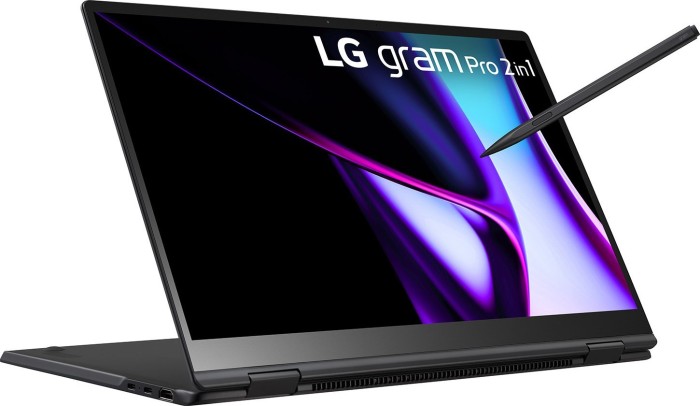 LG gram Pro 16 2-w-1, Core Ultra 7 155H, 16GB RAM, 1TB SSD, DE