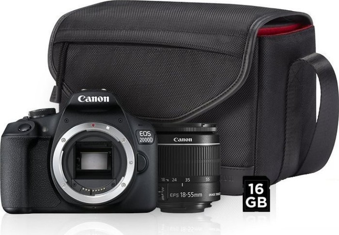 Canon EOS 2000D mit Objektiv EF-S 18-55mm 3.5-5.6 III Value-Up Kit
