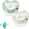 Baby Nova Rock Star Baby soother, silicone, 6-18M (various colours)