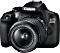 Canon EOS 2000D z obiektywem EF-S 18-55mm 3.5-5.6 IS II Battery Kit (2728C010)