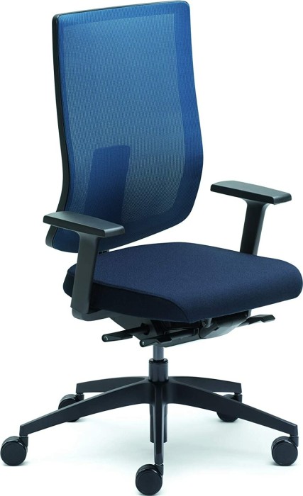 Sedus se:do Bürostuhl mit Armlehnen, Sitzpolster, blau, teilmontiert