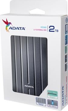 ADATA Choice HC660 tytanowy 2TB, USB 3.0 Micro-B