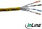 InLine Twisted-Pair kabel przyłączeniowy, Cat6, S/FTP, bez wtyczki, 100m, żółty (76499Y)