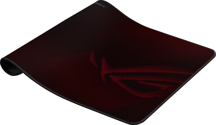 ASUS ROG Scabbard II Medium Gaming Mousepad, 360x260mm, czarny/czerwony