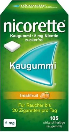 Nicorette Kaugummi Freshfruit 2mg 105St