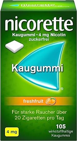 Nicorette Kaugummi Freshfruit 4mg 105St