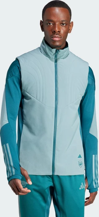 Adidas FC Arsenal Tiro 23 Winterized Weste Weste Rich Green hazy Adidas FC Arsenal Tiro 23 Winterized Weste Weste Rich Green hazy