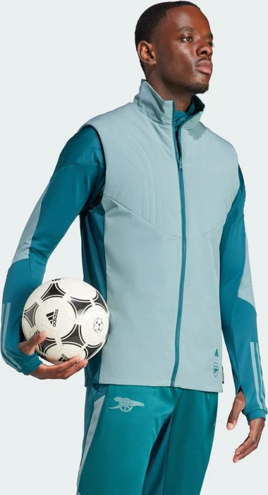 Adidas FC Arsenal Tiro 23 Winterized Weste Weste Rich Green hazy Adidas FC Arsenal Tiro 23 Winterized Weste Weste Rich Green hazy