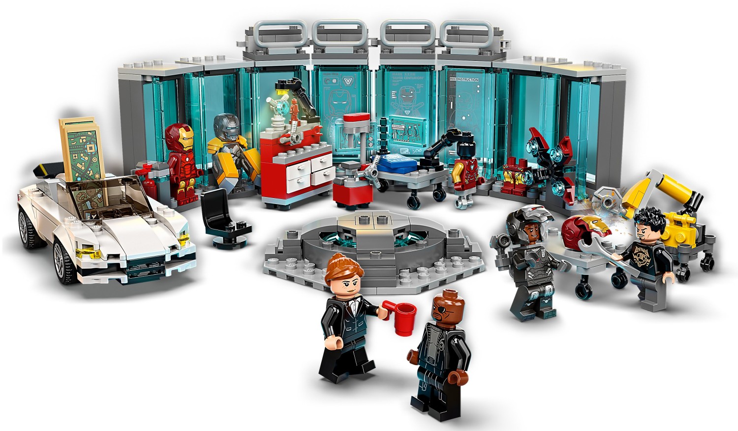 LEGO Marvel Super Heroes Spielset - Iron Mans Werkstatt (76216) ab € 69,99  (2024) | Preisvergleich Geizhals Deutschland