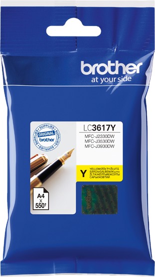 Brother Tinte LC3617Y gelb