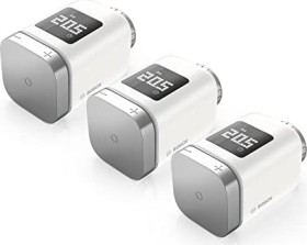 Bosch Smart Home Heizkörper-Thermostat II, Funk-Heizkörperthermostat, 3er-Pack