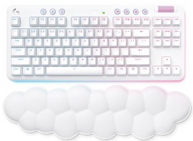 Logitech G715 Lightspeed Gaming Keyboard, TKL, GX-BROWN, Aurora weiß, USB/Bluetooth, DE (920-010458)
