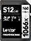 Lexar Professional 1066x Silver Series R160/W120 SDXC 512GB, UHS-I U3, Class 10 (LSD1066512G-BNNNG)