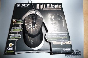 A4Tech XL-747H Anti-Vibrate Laser Gaming Mouse, USB (różne kolory)