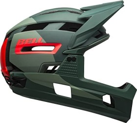 Bell Super Air R MIPS Fullface-Helm matte/gloss green/infrared