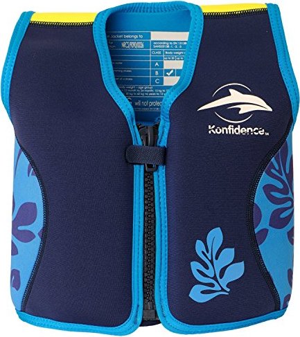 Konfidence life jacket navy/blue palm (Junior)
