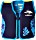 Konfidence life jacket navy/blue palm (Junior)