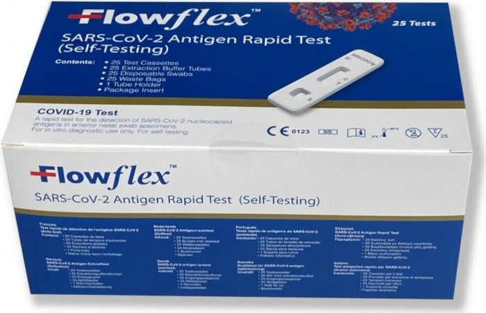 Acon Biotech Flowflex SARS-CoV-2-Antigen Schnelltest, 25 Stück