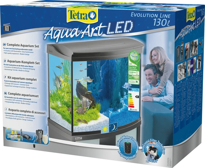 Amtra Nanotank 30 Liter Aquarium – 30x30x35 Cm, Mit Matte & Deckel, Für Garnelen & Nano-Aquascaping
